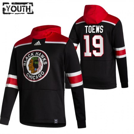 Kinder Eishockey Chicago Blackhawks Jonathan Toews 19 2020-21 Reverse Retro Pullover Hooded Sweatshirt